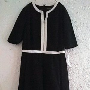 Ralph Lauren Black/White Holiday Dress